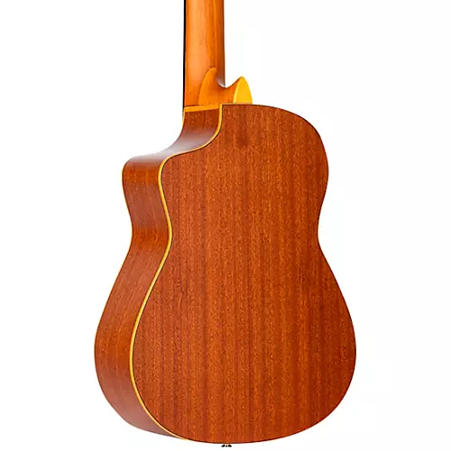 Ortega RQ39E Requinto Acoustic-Electric Guitar Natural