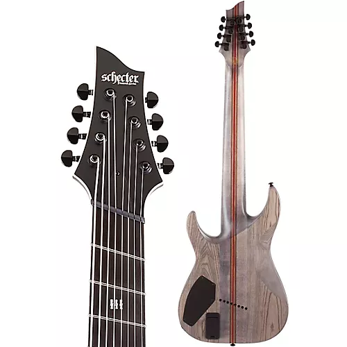 Schecter Guitar Research C-8 MS SLS Elite Evil Twin 8-String Electric Guitar Satin Black