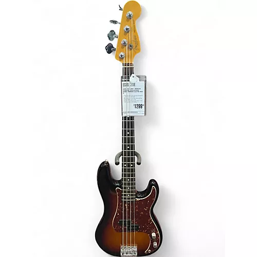 Used 2010 Fender American Standard Precision Bass Brown Sunburst Electric Bass Guitar Brown Sunburst