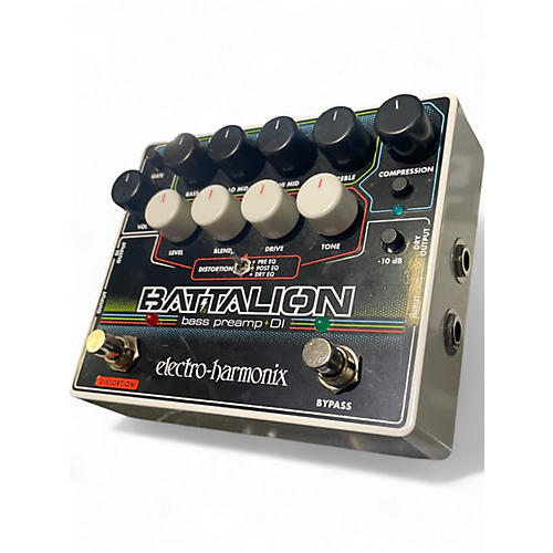 Used Electro-Harmonix BATTALION Bass Effect Pedal