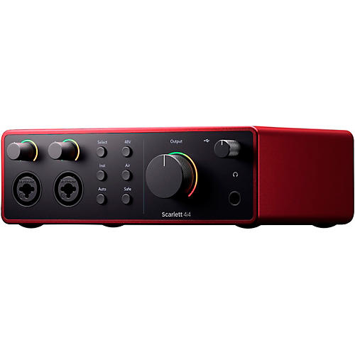 Focusrite Scarlett 4i4 USB-C Audio Interface Gen 4