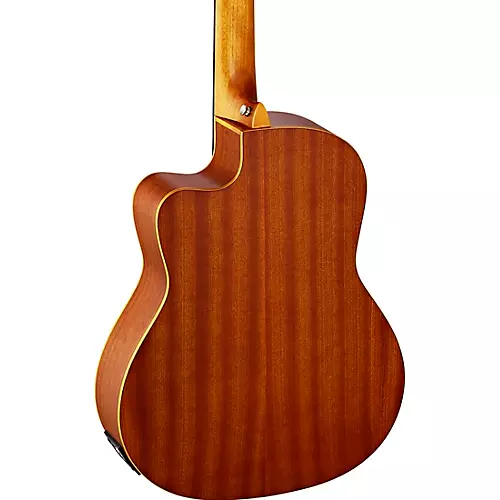 Ortega Family Series Pro RCE131 Acoustic-Electric Slim Neck Nylon String Guitar Satin Natural