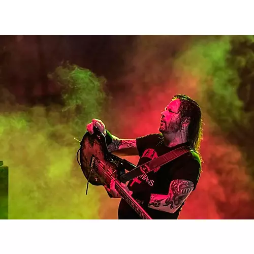 RICHTER Gary Holt Artist Series 1576GH-II Guitar Strap Black/Red 2.36 in.