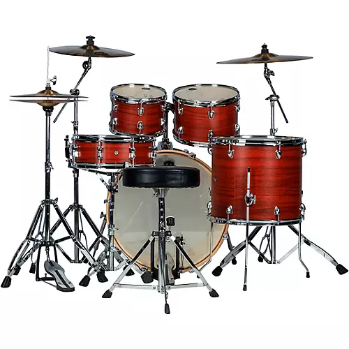 Mapex Venus Complete 5-Piece Drum Set With Hardware & Cymbals Redwood