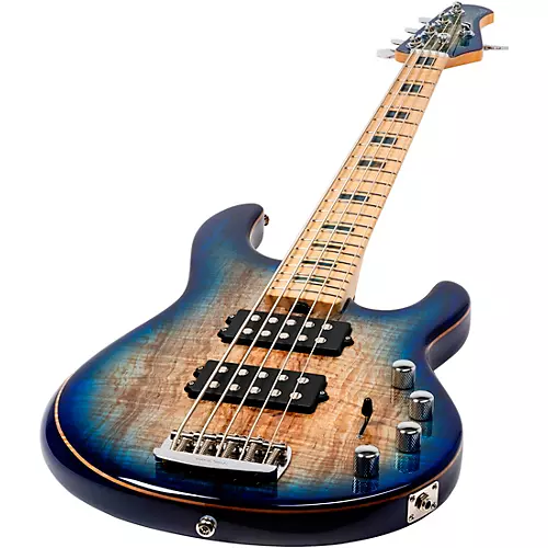 Ernie Ball Music Man BFR StingRay Special 5 Electric Bass Guitar Paua Blue Burst