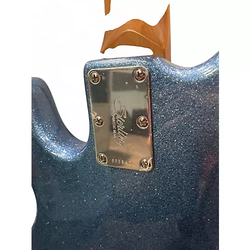 Used Sterling by Music Man Ray34 BLUE SPARKLE Electric Bass Guitar BLUE SPARKLE