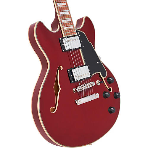 D'Angelico Premier Mini DC Semi-Hollow Electric Guitar Surf Green