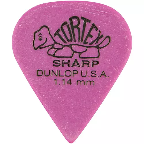Dunlop Tortex Sharp Guitar Picks 1 Dozen 1.0 mm