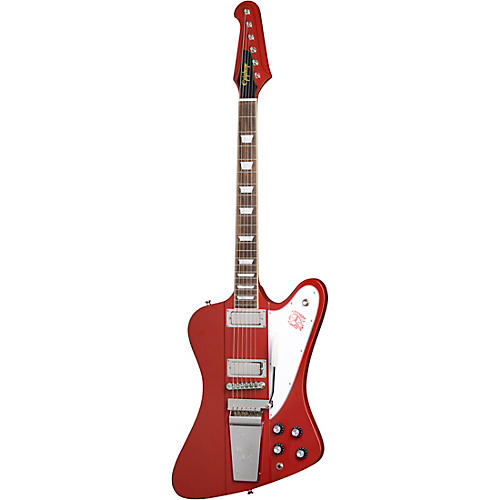 Epiphone 1963 Firebird V Maestro Vibrola Electric Guitar Ember Red