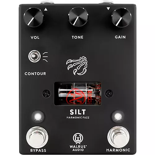 Walrus Audio Silt Harmonic Tube Fuzz Effects Pedal Red