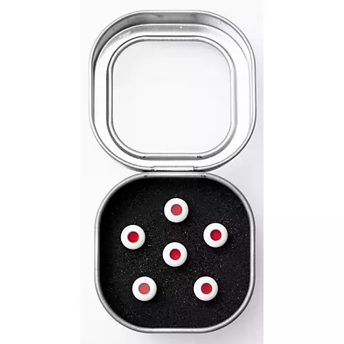 Martin Luxe Liquidmetal Bridge Pin Set Bone Pearl