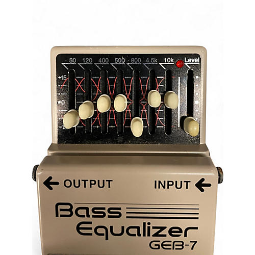 Used BOSS GEB-7 Bass Effect Pedal