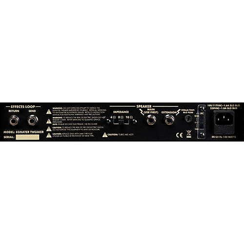 Egnater Tweaker 15W Tube Guitar Amp Head Black, Beige