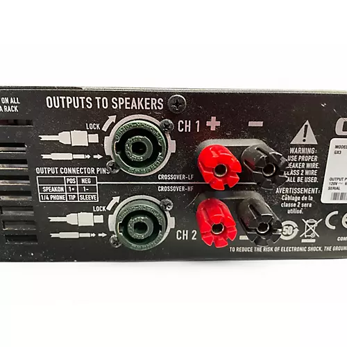 Used QSC GX3 2 CHANNEL Power Amp