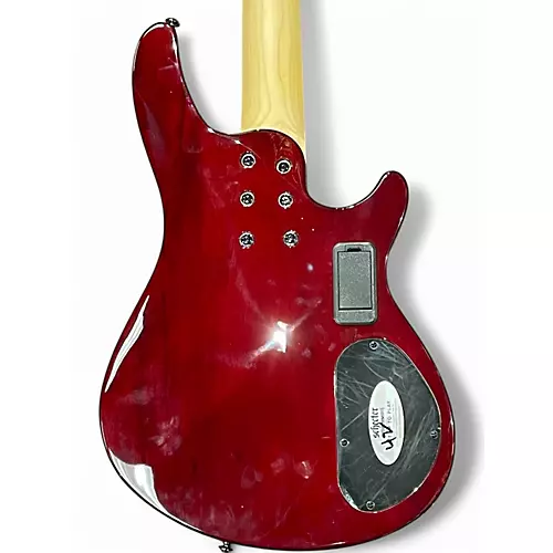 Used Schecter Guitar Research Omen Extreme 5 String Gloss Natural Electric Bass Guitar Gloss Natural