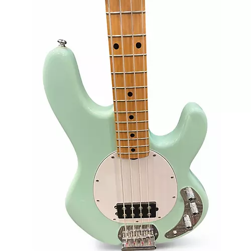 Used Sterling by Music Man Sub 4 Mint Green Electric Bass Guitar Mint Green