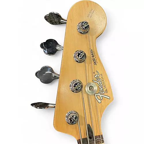 Used Fender jazz bass Blue Electric Bass Guitar Blue