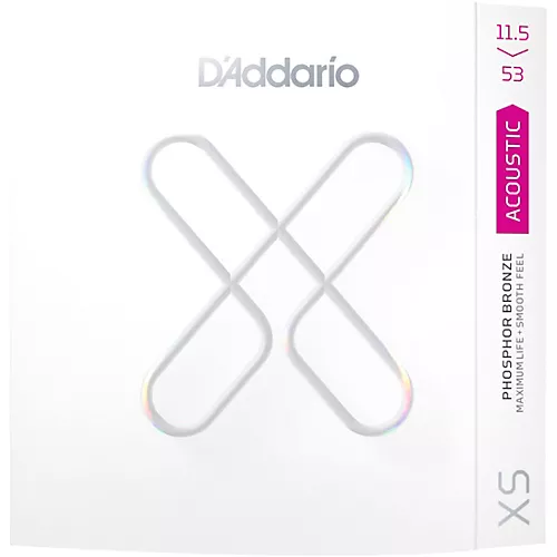 D'Addario XS Acoustic Phosphor Bronze Strings Light Plus (12.5 - 54)