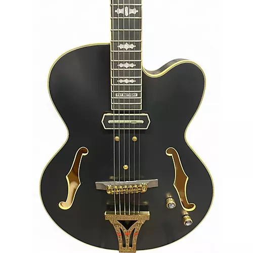 Used Ibanez PM3C-BKL Black Low Gloss Hollow Body Electric Guitar Black Low Gloss