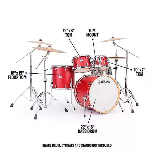 Yamaha Tour Custom Maple 4-Piece Shell Pack With 22