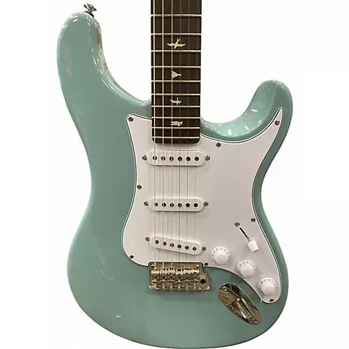 Used PRS SE Silver Sky STONE BLUE Solid Body Electric Guitar STONE BLUE