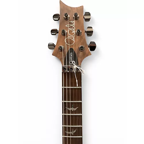 Used 2022 PRS Custom 24 Floyd Rose Wood Library Natural Smoke Burst Solid Body Electric Guitar Natural Smoke Burst