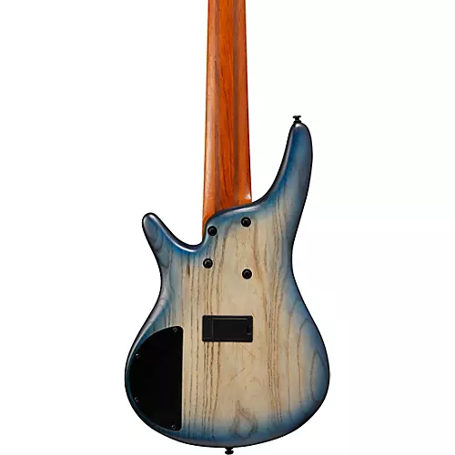 Ibanez SR606E 6-String Electric Bass Guitar Cosmic Blue Starburst Flat