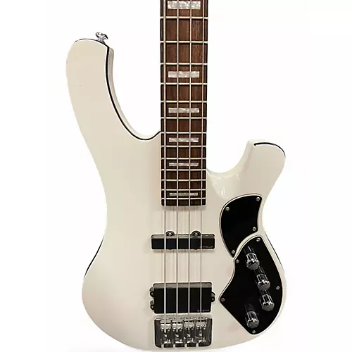 Used Schecter Guitar Research Stargazer 4 Gloss White Electric Bass Guitar Gloss White