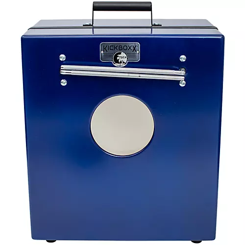 Toca KickBoxx Pro Suitcase Drum Set Cobalt Blue