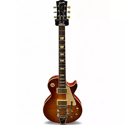 Used 2012 Gibson CUSTOM SHOP 1959 LES PAUL REISSUE MURPHY LAB W/ BIGSBY CHERRY BURST Solid Body Electric Guitar CHERRY BURST
