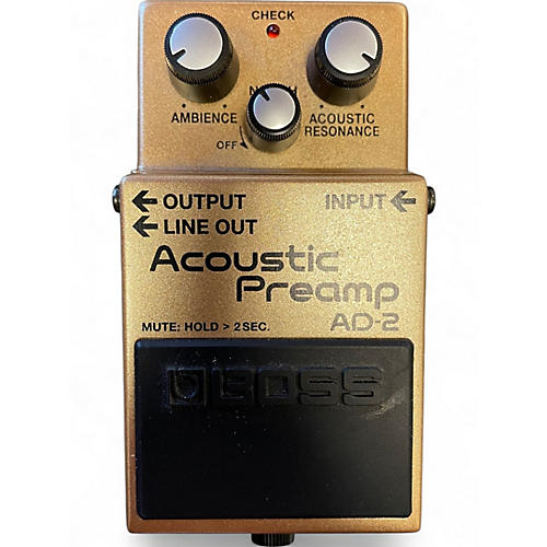 Used BOSS AD2 Acoustic Preamp Guitar Preamp