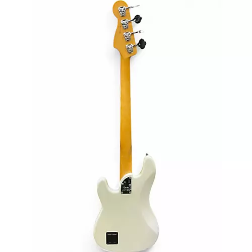 Used Fender American Ultra Precision Bass Pearl White Electric Bass Guitar Pearl White
