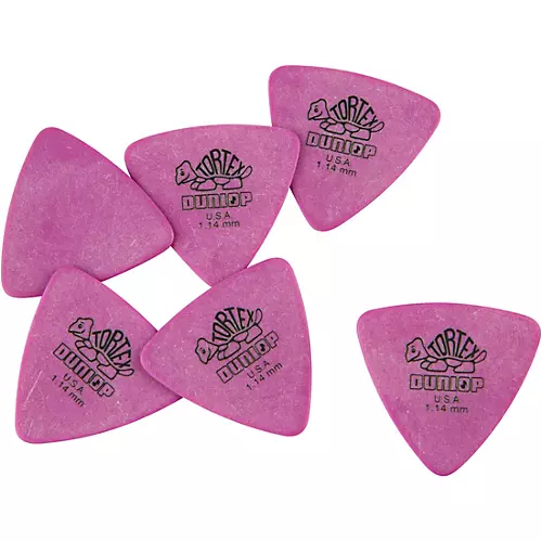 Dunlop Tortex Triangle Guitar Picks 6 Pack .73 mm