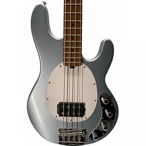 Used Sterling by Music Man Ray34 Ice Blue Metallic Electric Bass Guitar Ice Blue Metallic