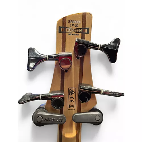 Used Ibanez SR300E Brown Sunburst Electric Bass Guitar Brown Sunburst