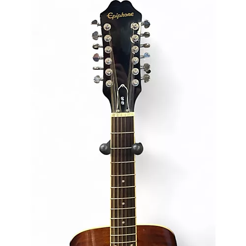 Used Epiphone DR212 Natural 12 String Acoustic Guitar Natural