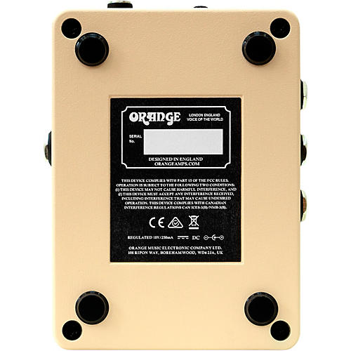 Orange Amplifiers Acoustic Preamp Pedal Orange