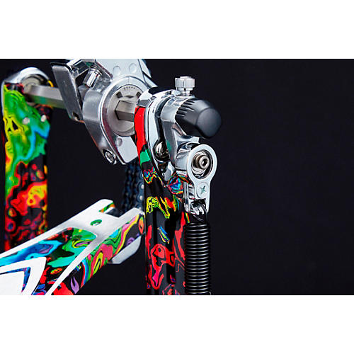 TAMA Limited-Edition 50th Anniversary Iron Cobra Power Glide Psychedelic Rainbow Single Pedal