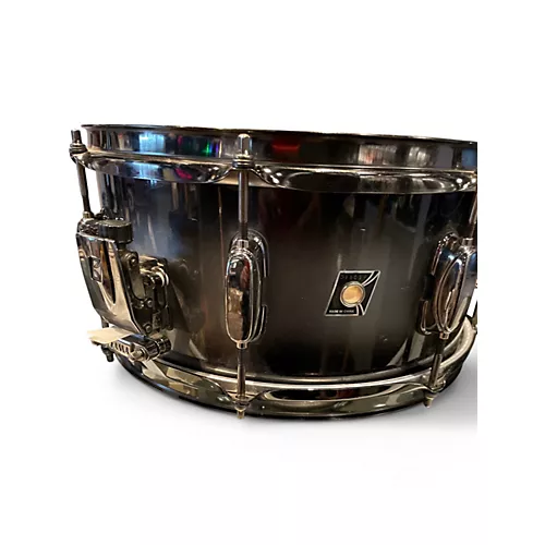 Used TAMA 13X6 Artwood Snare Black and Silver Drum Black and Silver 196