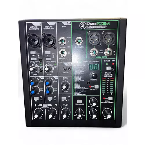 Used Mackie PROFX6 V3 Powered Mixer