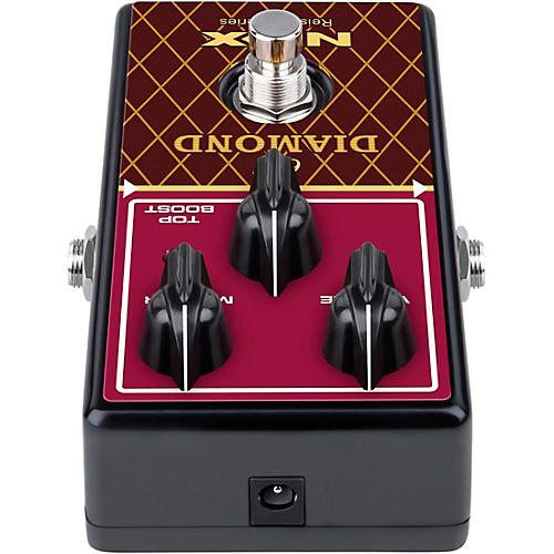 NUX 63 Diamond VOX AC Preamp Reissue Series Pedal Black