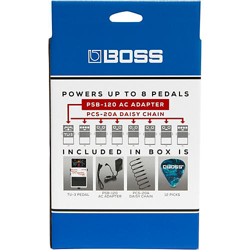 BOSS TU-3 Chromatic Tuner Pedal Power Solution Bundle
