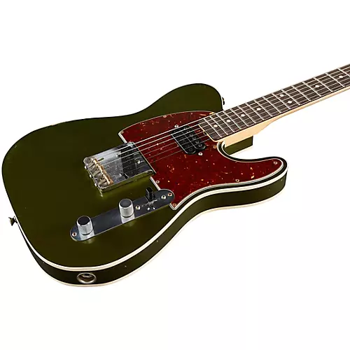 Fender Custom Shop 1963 Telecaster Custom Journeyman Relic Electric Guitar Masterbuilt by Paul Waller Aged Firemist Gold