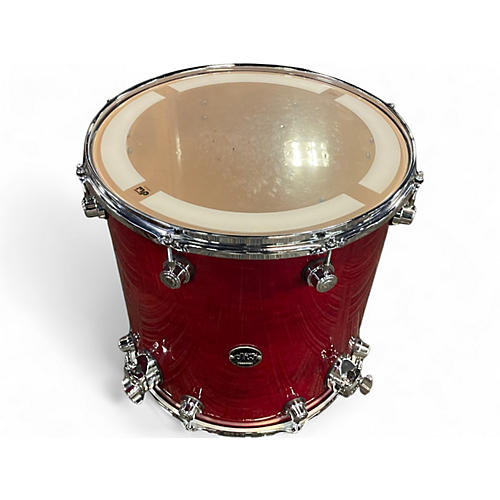 Used 2020s DW 3 Piece Performance Series Cherry Drum Kit Cherry