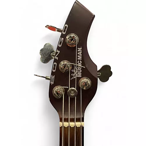 Used 2019 Ernie Ball Music Man Bongo 4 String Burgundy Electric Bass Guitar Burgundy