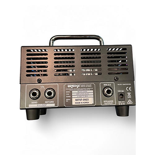 Used Orange Amplifiers Micro Dark 20W Tube Guitar Amp Head