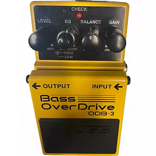 Used BOSS ODB3 Bass Overdrive Bass Effect Pedal