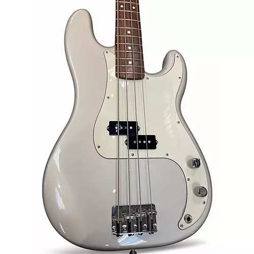 Used Fender 60th Anniversary Precision Bass Inca Silver Electric Bass Guitar Inca Silver