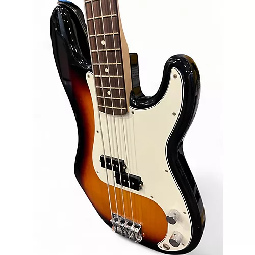 Used Fender Player Precision Bass Tobacco Sunburst Electric Bass Guitar Tobacco Sunburst