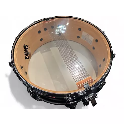 Used Pearl 5.5X14 Masters MCX Series Snare Trans Black Drum Trans Black 10